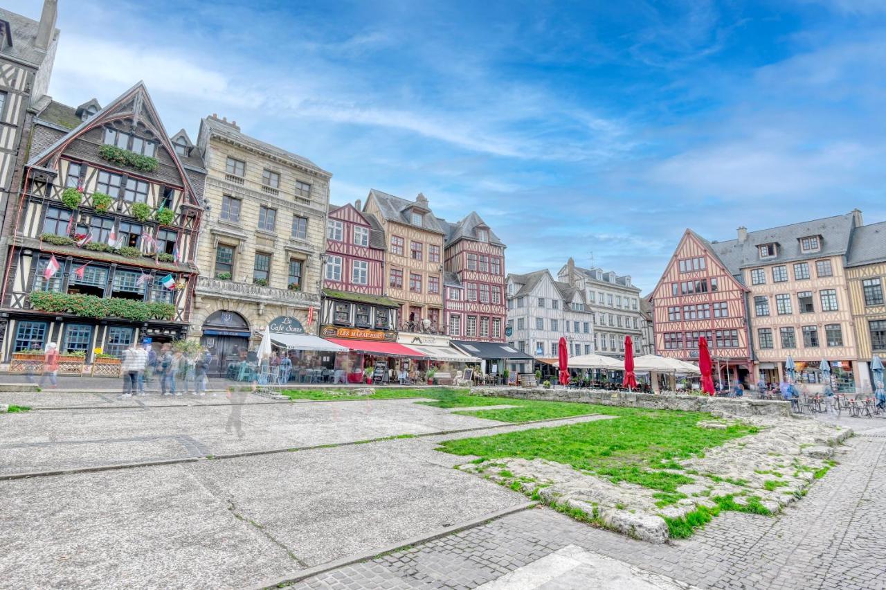Glamour Chic En Hyper Centre Pour 4 - Wifi - Sauna Pour 2 - Mylittlestay Rouen Exteriör bild